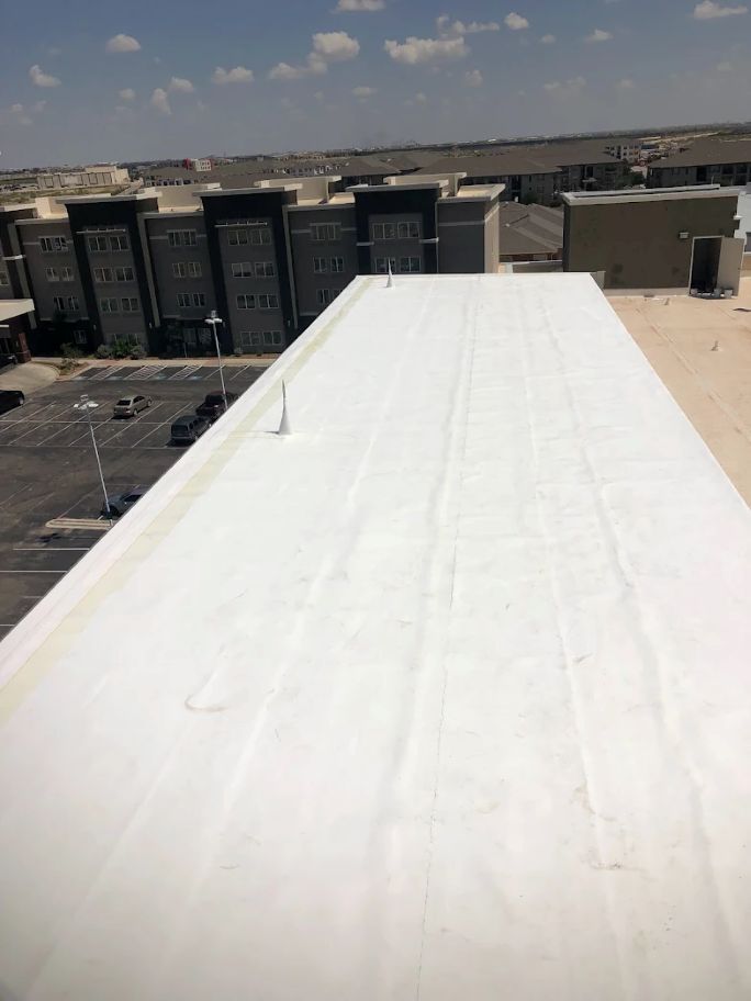 commercial roof installation in weatherford