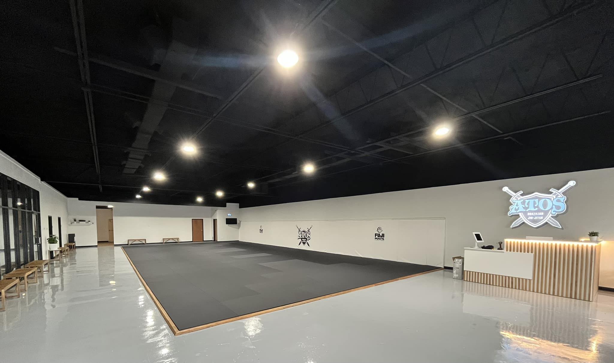 commercial improvement project in dallas atos jiu jitsu dojo completion